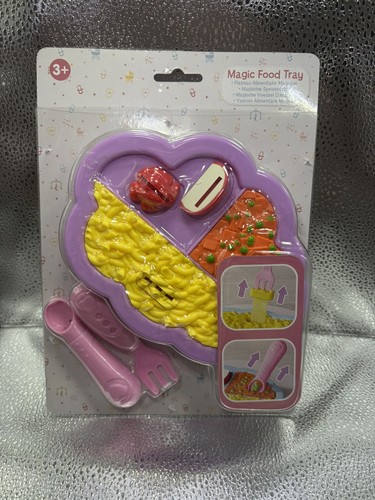 Baby puppe magic food tablett - food,