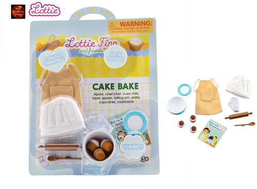 Lottie puppe kuchen backen - lottie,