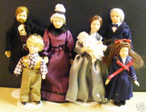 Puppenhaus familie mit - puppenhaus,
