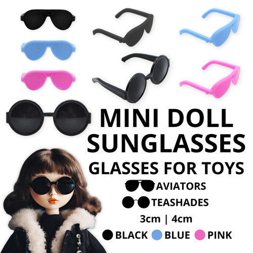 Mini puppen sonnenbrille - sonnenbrille,