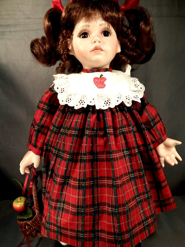 Porzellanpuppe vicky - porzellanpuppe, (850)